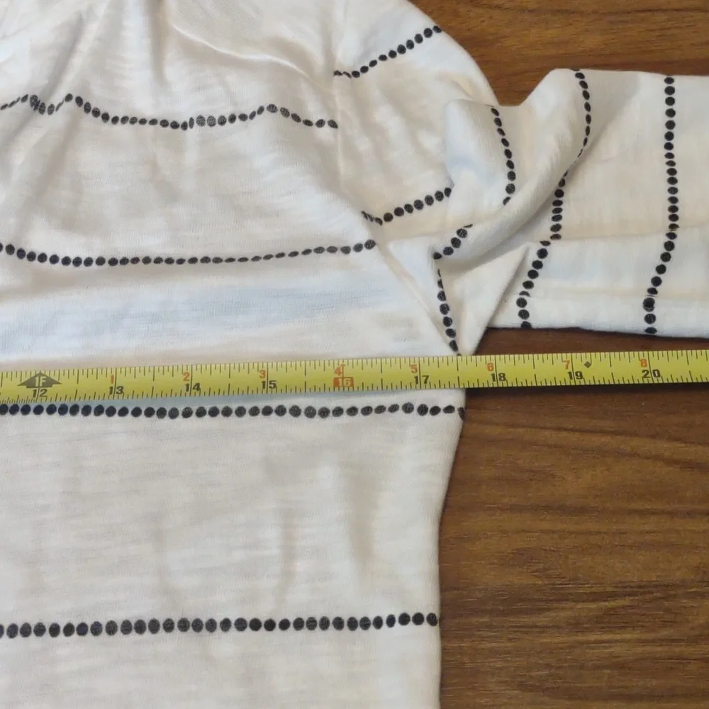 Chico's Ombre Dots Open-Front Hoodie Tunic